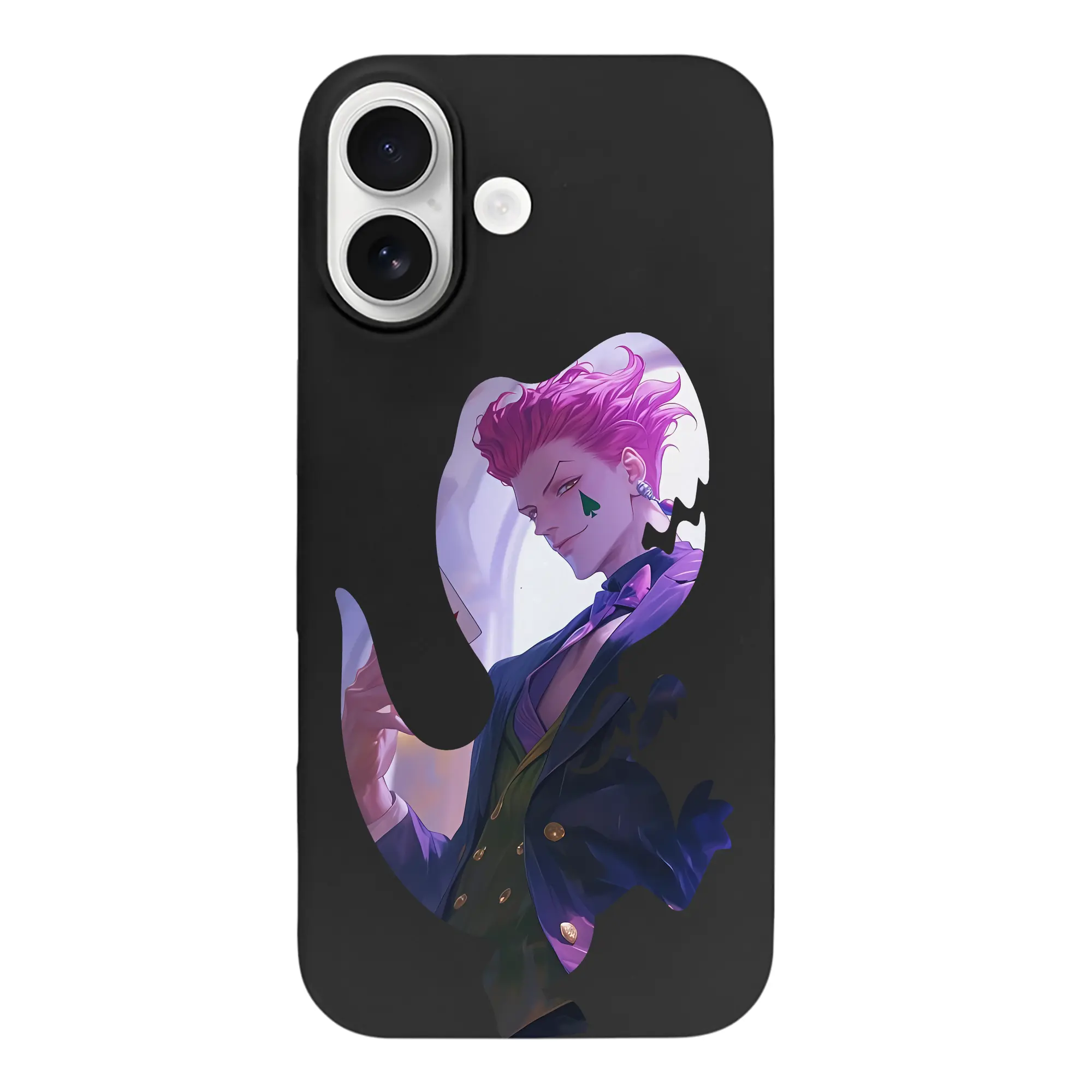 ハンター×ハンター グッズ ヒソカ＝モロウ - iPhone 17 シリーズ シリコンケース 薄型 耐衝撃 指紋防止 ソフトタッチカバー 精密フィット 傷防止 保護ケース iPhone 17/17 Air/17 Pro/17 Pro Max 対応